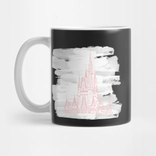 Millennial Pink Magic Castle Paint Mug